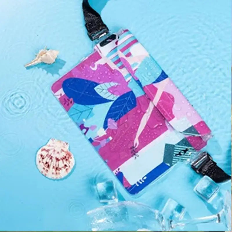 Waterproof Swimming Bag Ski Drift Diving Shoulder Waist Pack Bag Underwater Mobile Phone Bags Case Cover For Beach Boat Sports