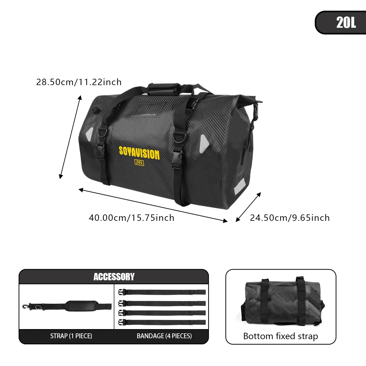 Waterproof Backpack for Women Men 50L Waterproof travel Bag Motorcycle Tail Dry Bags for Camping Boating Kayaking Fishing