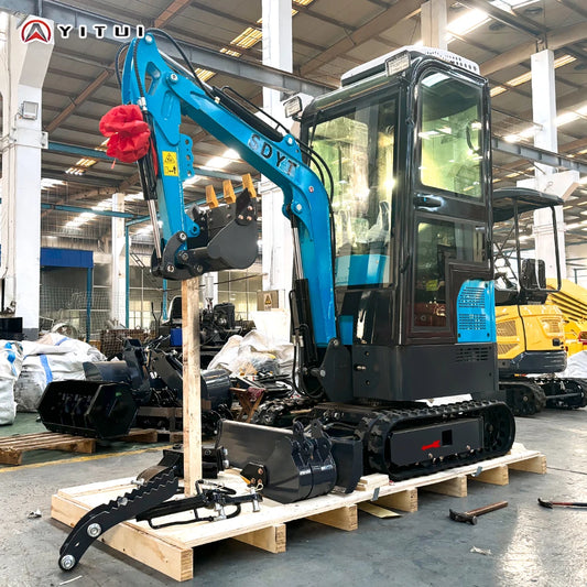 Mini Excavator With A Capacity Of 2 Tons Customized Folding Arm Equipped With A Cab For Winter Insulation Quick Delivery