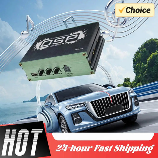 Car DSP Digital Audio Processor Support APP Control Audio Digital Sound Processor DSP Car Equalizer for Car Audio Enhancement