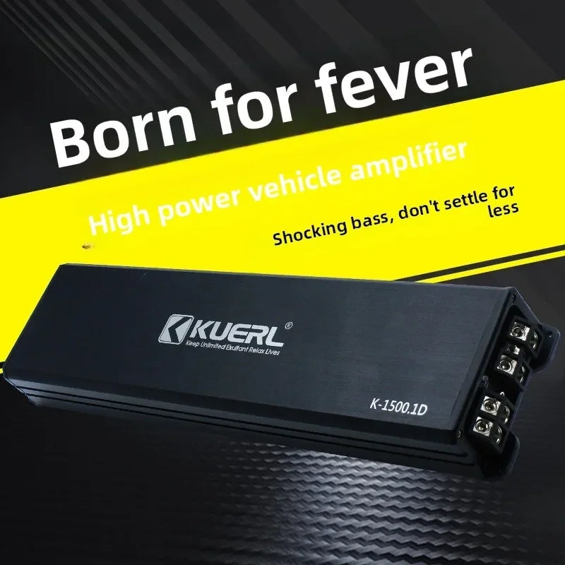 useful 1500W Car Audio Modified Single-channel Mono Amplifier Digital Car Power Amplifier