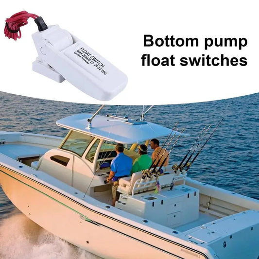 Bilge Pump With Float Button 12V Bottom Pump Float Button Float Button Automatic Waterproof Bilge Pump For Bilge Pumps Water