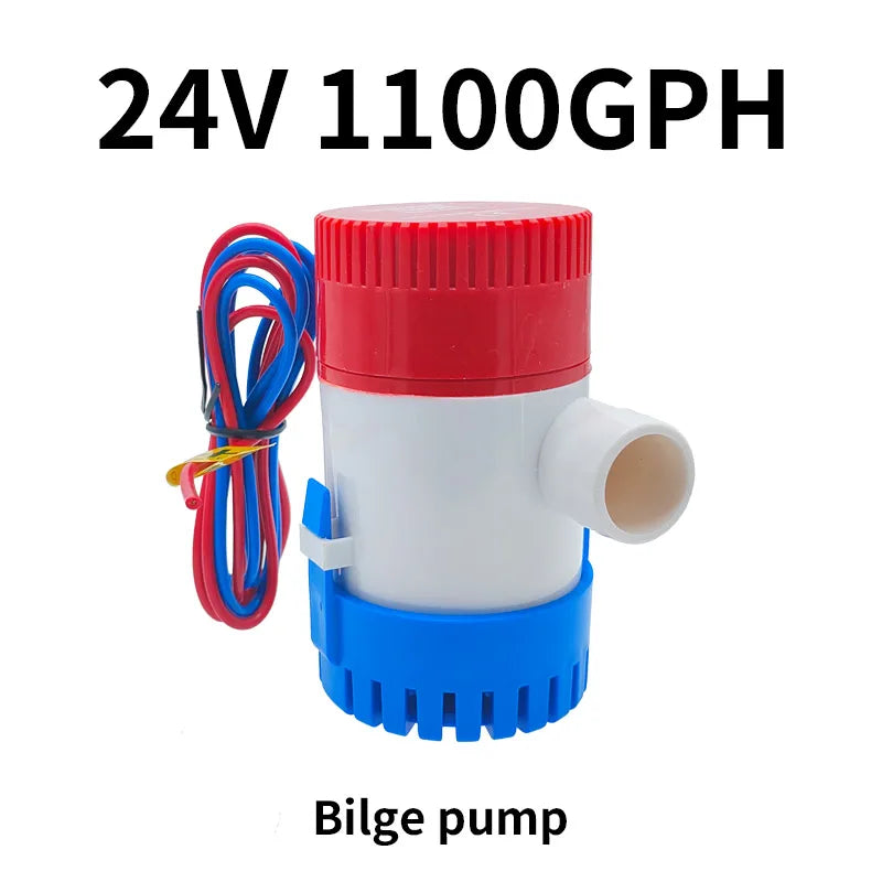 bilge pump 12v 24V 1100gph 750gph water pump used in boat seaplane motor homes houseboat