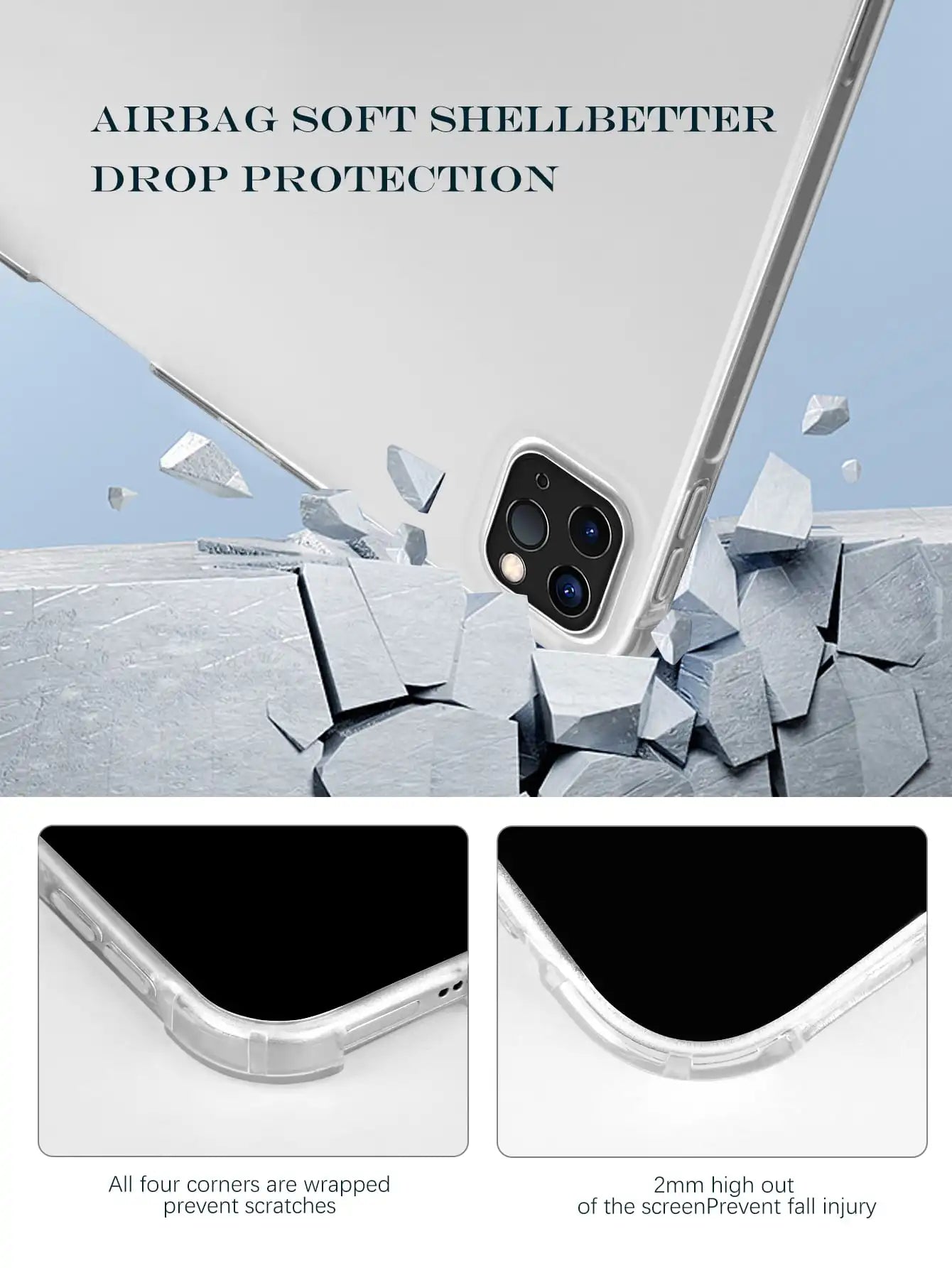 iPad Case For iPad 9th/ 8th/ 7th Generation 10.2 inch Case,For MiNi 4/5/6 Cover,with Pencil Holder,Auto Wake/Sleep Cover