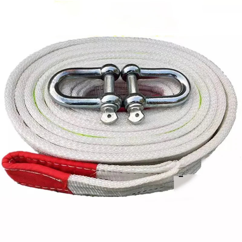10Ton4M 5M 7M Car with Trailer Rope Car Rescue Traction Rope Off-road  Vehicle Car Tool Tow Rope for Truck Heavy Duty Car Gadget