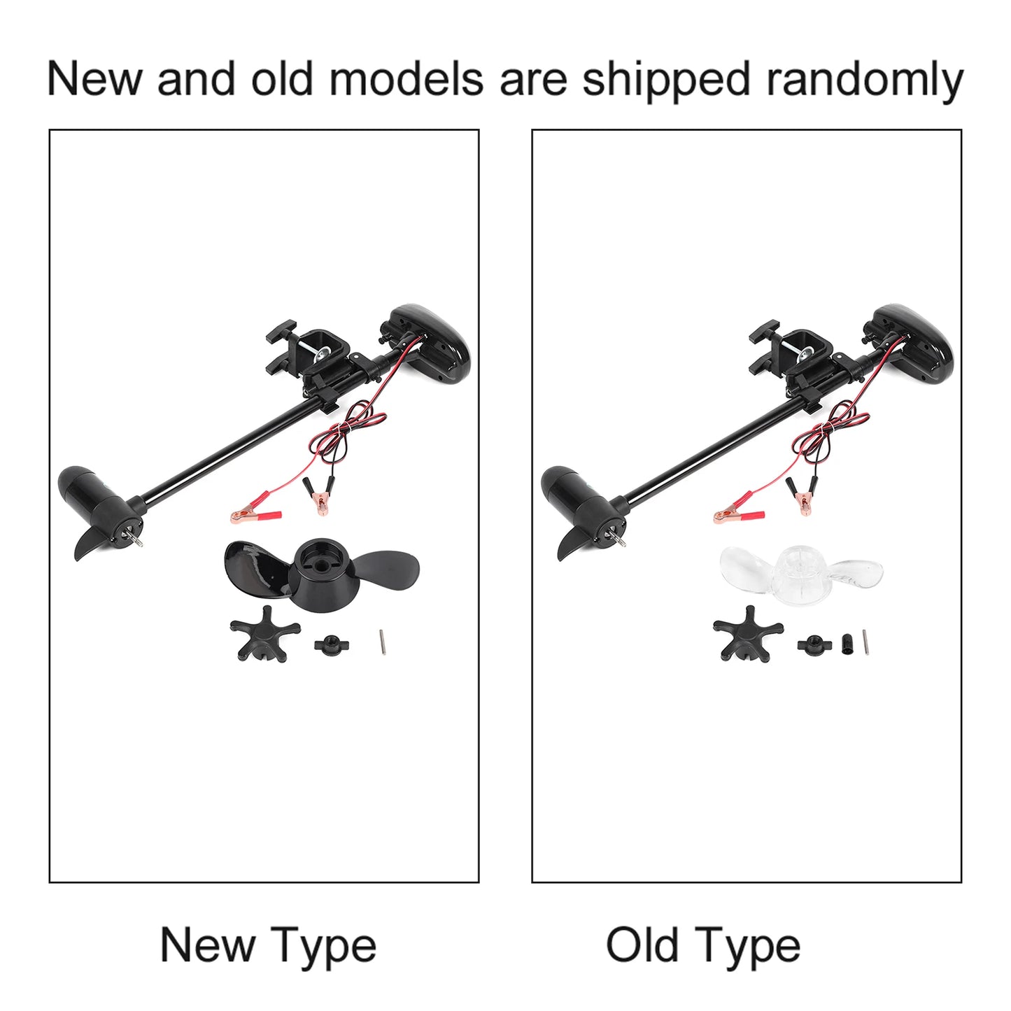 Boat Engine 12V 18lbs Brushed Multi‑Gear Electric Mount Trolling Motor with Propeller for Inflatable Boat Brush Trolling Motor