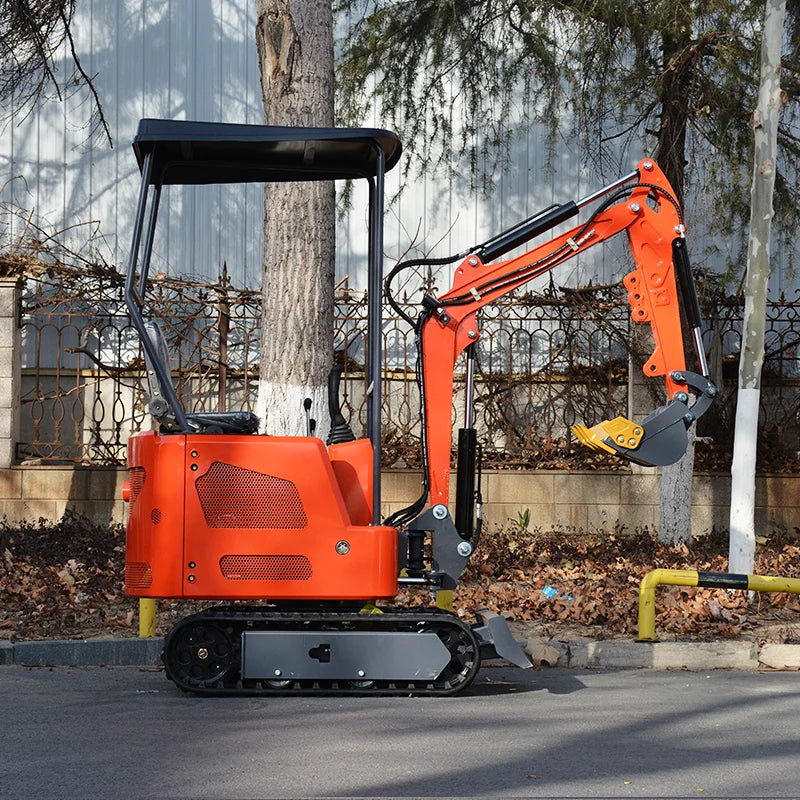 Mini Excavator 1.2 Ton Crawler Excavator Small Digger For Farm Park Orchard And Garden Construction Work China Customized