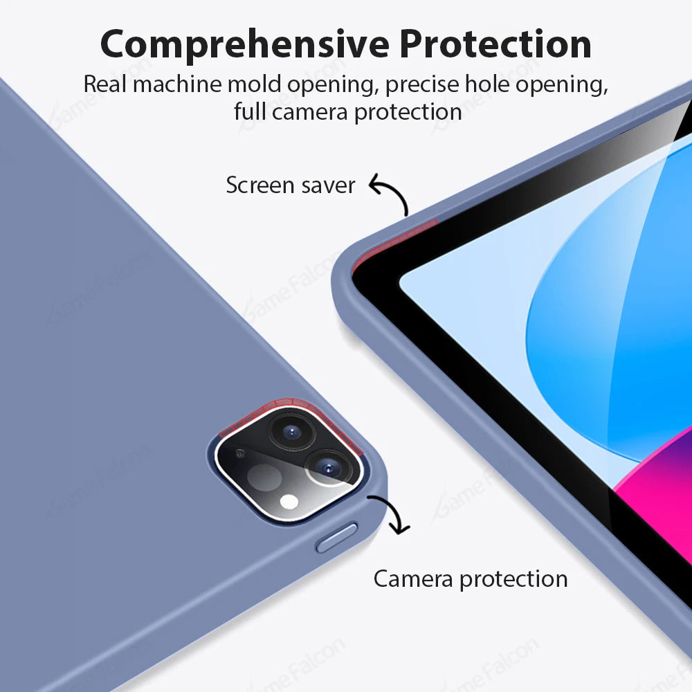 For Ipad Case A16 10 9 9th 10th Generation 2025 Pro 13 11th M5 M4 12.9 Funda For iPad Air 11 M3 M2 5 4 3 Mini 6 7 A17 10.9 Cover
