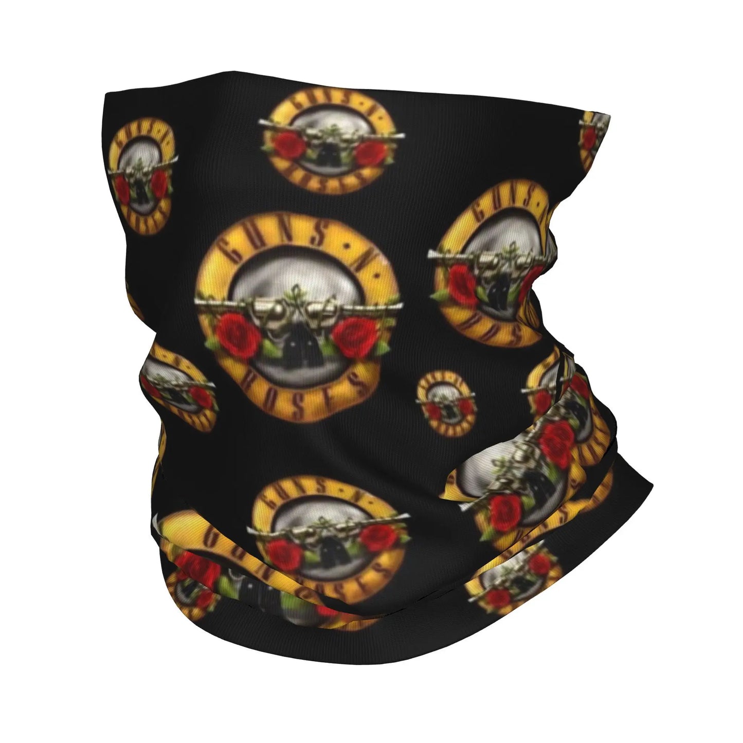 Guns N Roses Bandana Neck Cover Printed Mask Scarf Multi-use Headband Outdoor Sports Unisex Adult Windproof