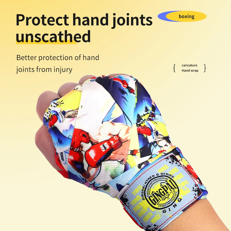 Boxing straps, hand straps, adult and children's hand wraps, fitness combat Muay Thai elastic straps, hand cloth bandages