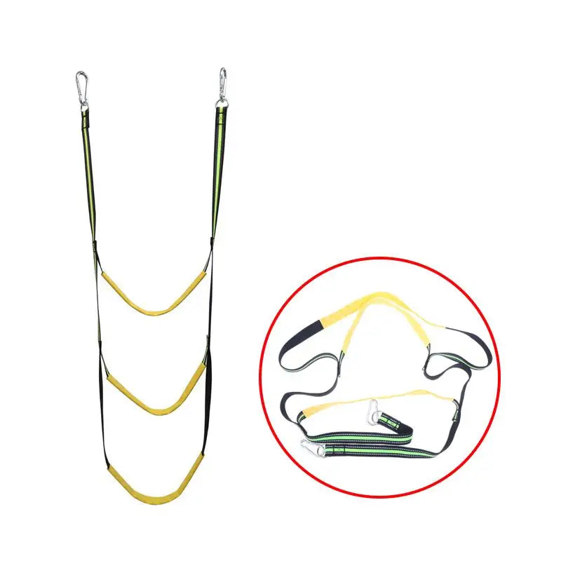 Launching Ladder Nylon Boat Rope Ladder Folding Auxiliary Marine Rope 3 Step Portable Rope Boarding Ladder For Inflatable Boat