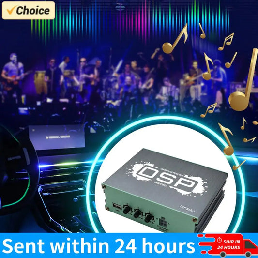 Audio Digital Sound Processor 6-Channel Output DSP Car Equalizer Navigation Sound Quality Enhancement Effect Car Accessories
