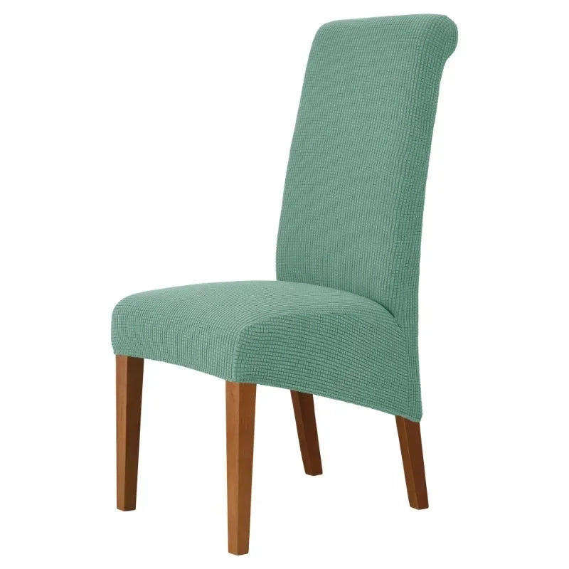 Large Size Banquet Adjustable Chair Cover Jacquard Chairs Spandex Cover Seat Covers for High Back Chairs Dining Room Hotel Home