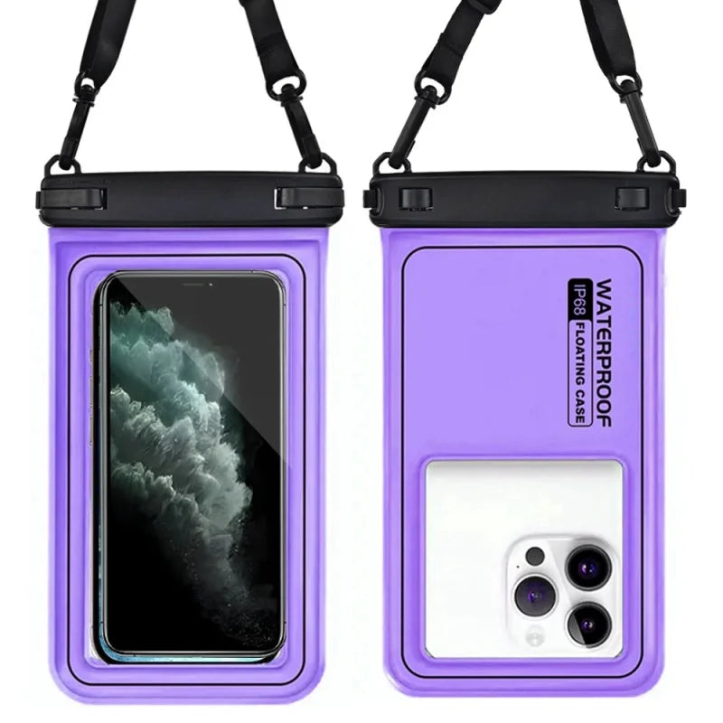 WaveSafe Float — Waterproof Phone Pouch with Crossbody Strap