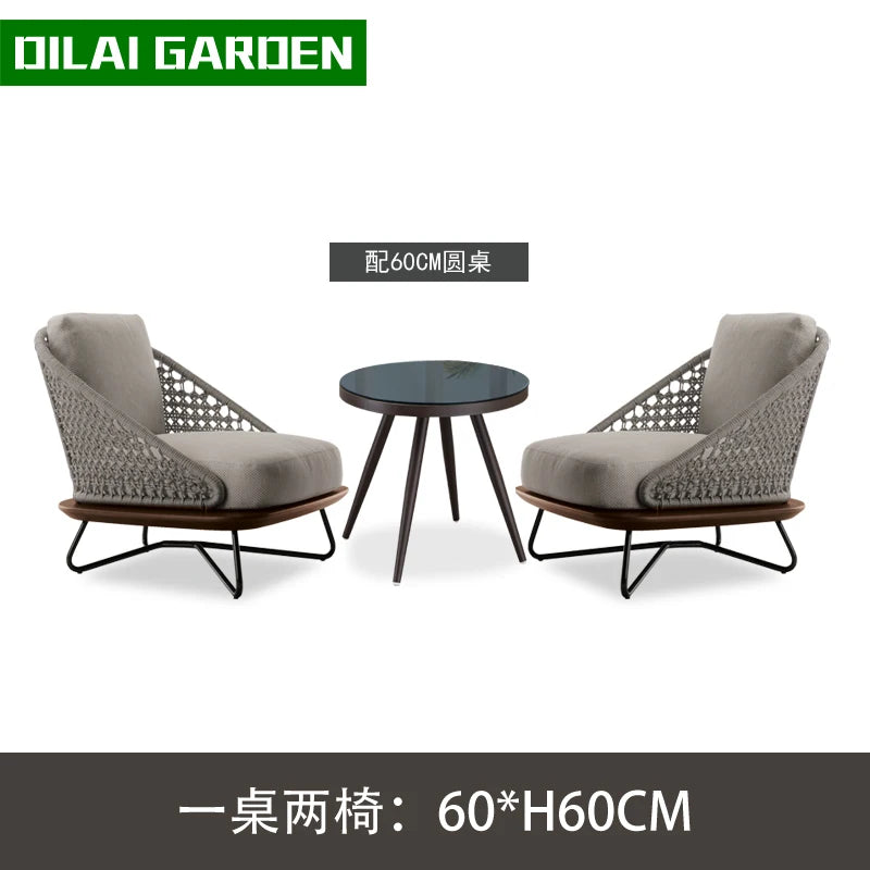 Lounge Terrace Sofa 3 Person Balcony Outdoor Sofa Garden Single Muebles De Jardin De Exterior Outdoor Patio Furniture