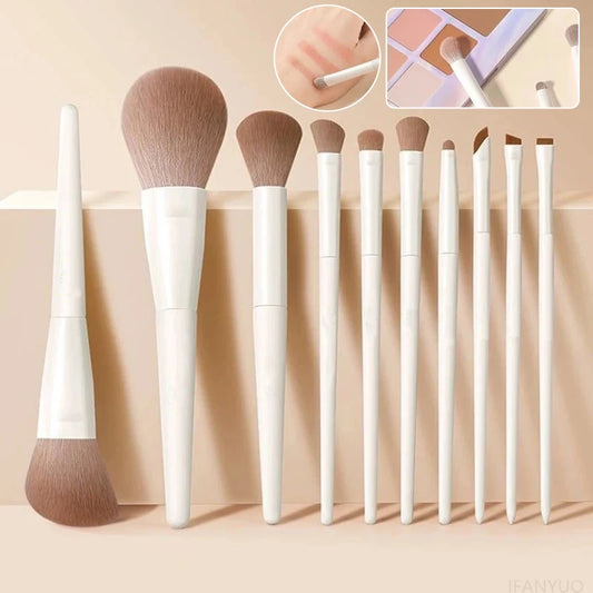 5/7/10/12Pcs Makeup Brushes Tools Set Professional Eyeliner Eyeshadow Contour Powder Brush Women Facial Beauty Cosmetics Tools