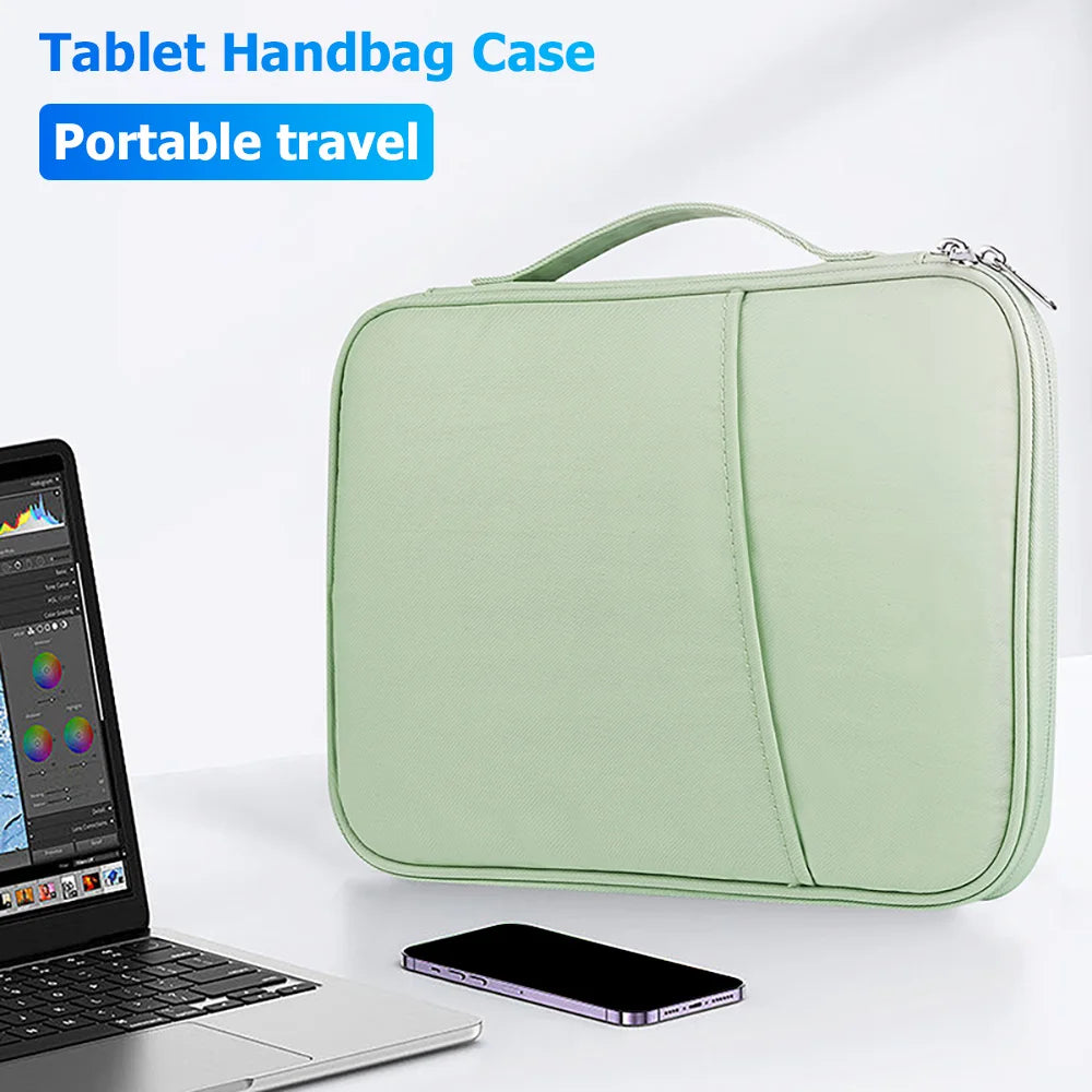 Waterproof Shockproof Handle Bags Tablet Sleeve Case for iPad Pro 13 12.9 Air 11 10.9 M4 I Pad 10 Gen Carrying Cover Accessories