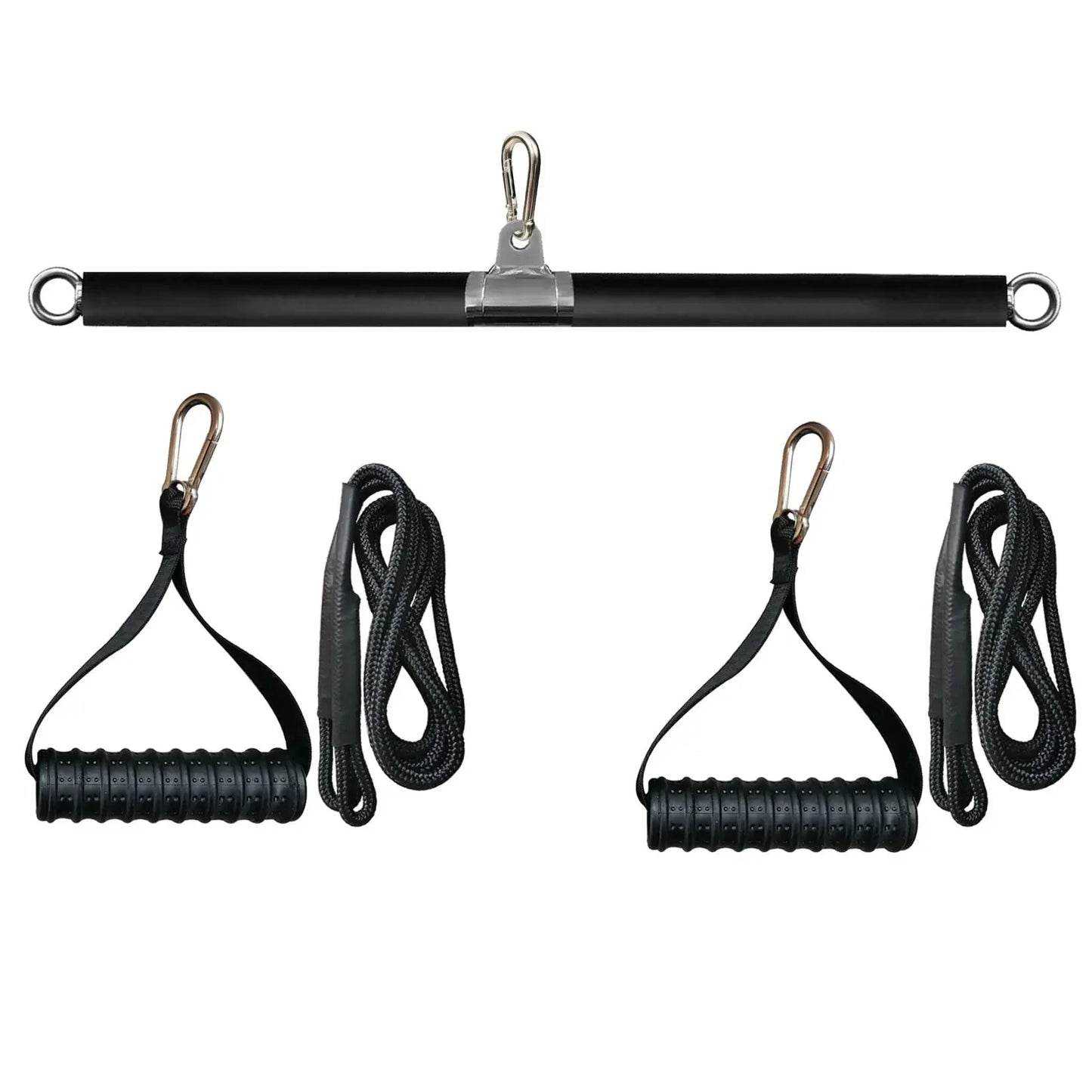 With Bearing Ring Straight Pull Rod Short Pull Rod High Pull Rod Fitness Equipment Accessories Weight Training Rod Pull Back Bar