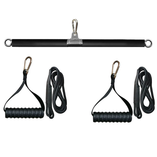 With Bearing Ring Straight Pull Rod Short Pull Rod High Pull Rod Fitness Equipment Accessories Weight Training Rod Pull Back Bar