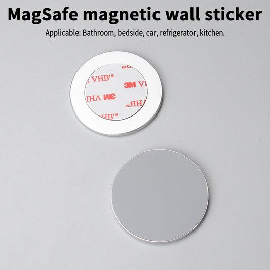 Strong Magnetic Suction Wall Mount for Magsafe case  Wallet  iPhone 12 13 14 Series Adhesive Car Holder for Magsafe Accessories