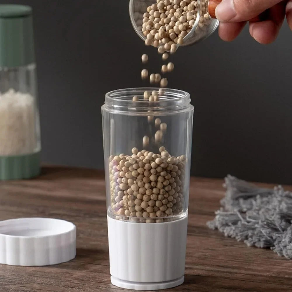 1PC Spice Mill Salt and Pepper grinder Refillable shaker Manual Herbs Grinder Adjustable Kitchen Tools