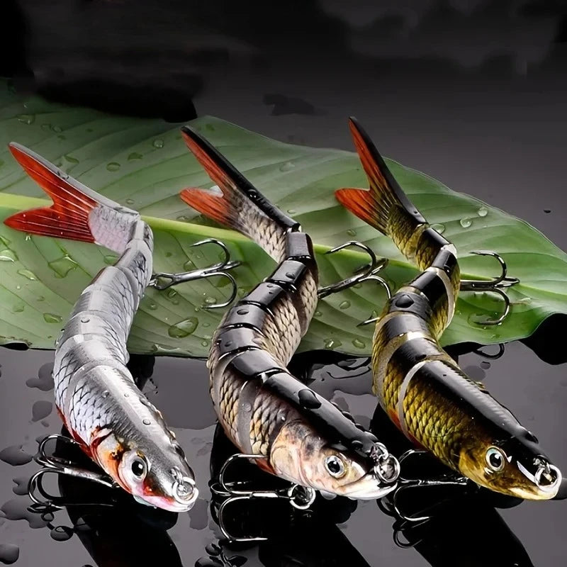Fishing Lures Multi Jointed Swimbait Crank Bait Slow Sinking Bionic Artificial Bait Freshwater Saltwater Trout Bass Fishing Acce
