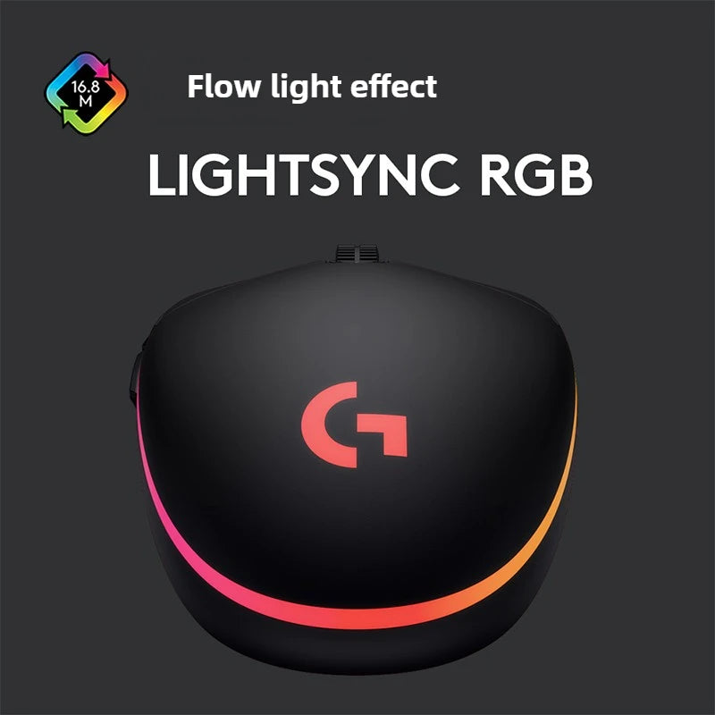 Logitech G102 Mouse USB Wired Gaming Mouse 8000 DPI Rainbow Optical Effect Screen For PC/Mac Computer and Laptop
