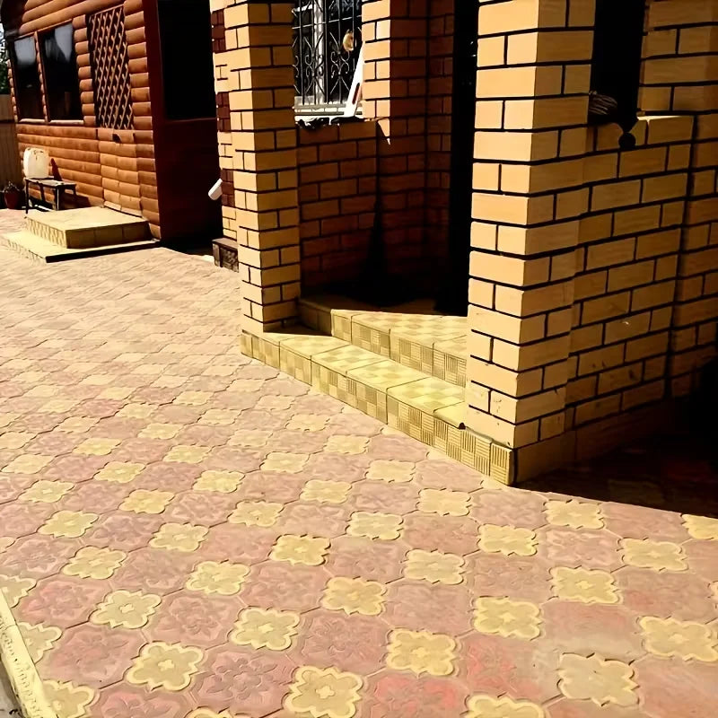 Upgraded Cement Stepping Stone Molds for Creating Beautiful Concrete Paving Stones in Your Yard And Garden