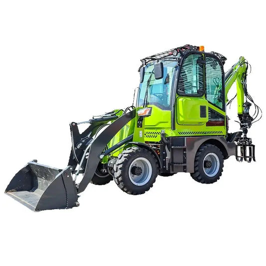 Reliable 2.5Ton CE Certified 4x4 Backhoe Loader with Euro 5 Engine for Excavation, Road Construction, and Earth Moving
