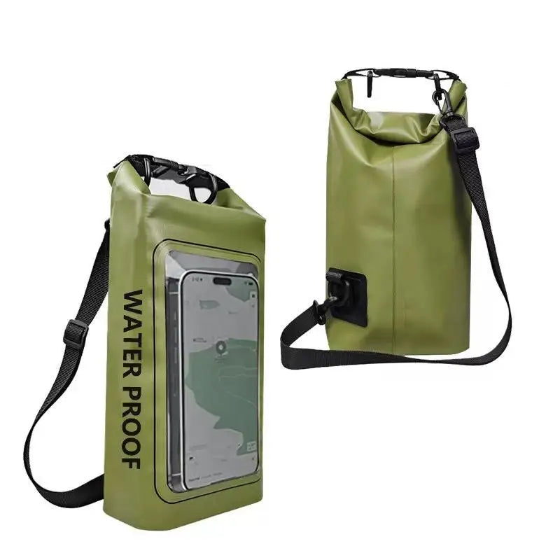 2L PVC Swimming Waterproof Bag Universal Waterproof Phone Cases Bag For Trekking Drifting Rafting Surfing Boating Storage Bag