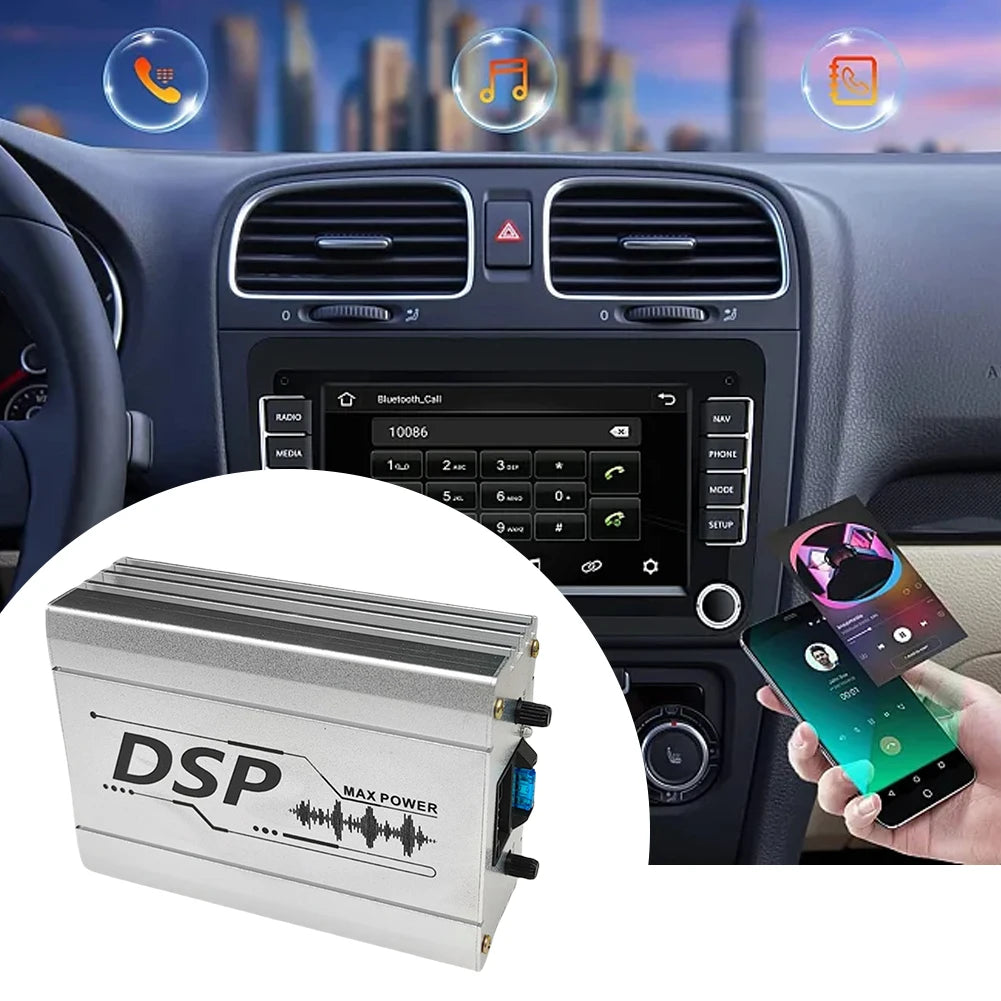 Car DSP Digital Audio Processor Support APP Control Audio Digital Sound Processor Car Audio Digital Signal Processor