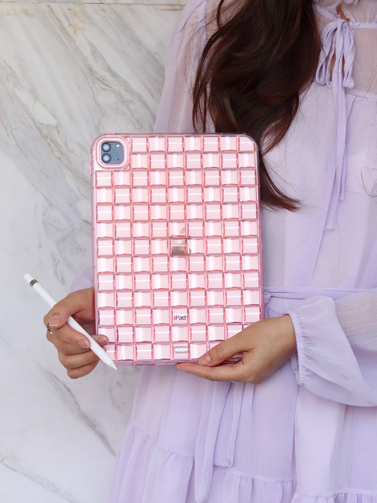 Tablet Case For iPad 2025 A16 Air Pro MINI Cases 3 4 5 6 7 8 9 10th 11th Generation 10.2 10.9 11 inch Ice Cube Clear Soft Cover
