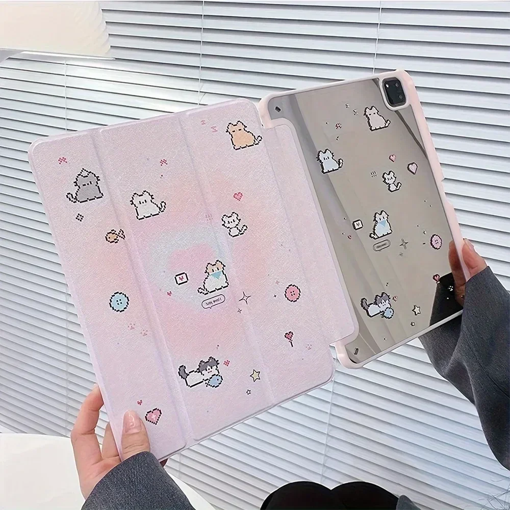 Cute Cartoon Protective Cases for IPad 10th 10.2/9.7/10.5/11 Inch Pro 12.9 Inch 2021 Mini 6 Air 5/4 Case with Pencil Slot Holder