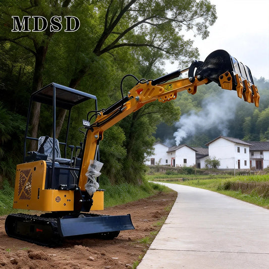 Small Excavator 1.5 Ton Crawler Digger with Attachments for Construction Farm Use Euro 5 Micro Digger Factory Direct Sales