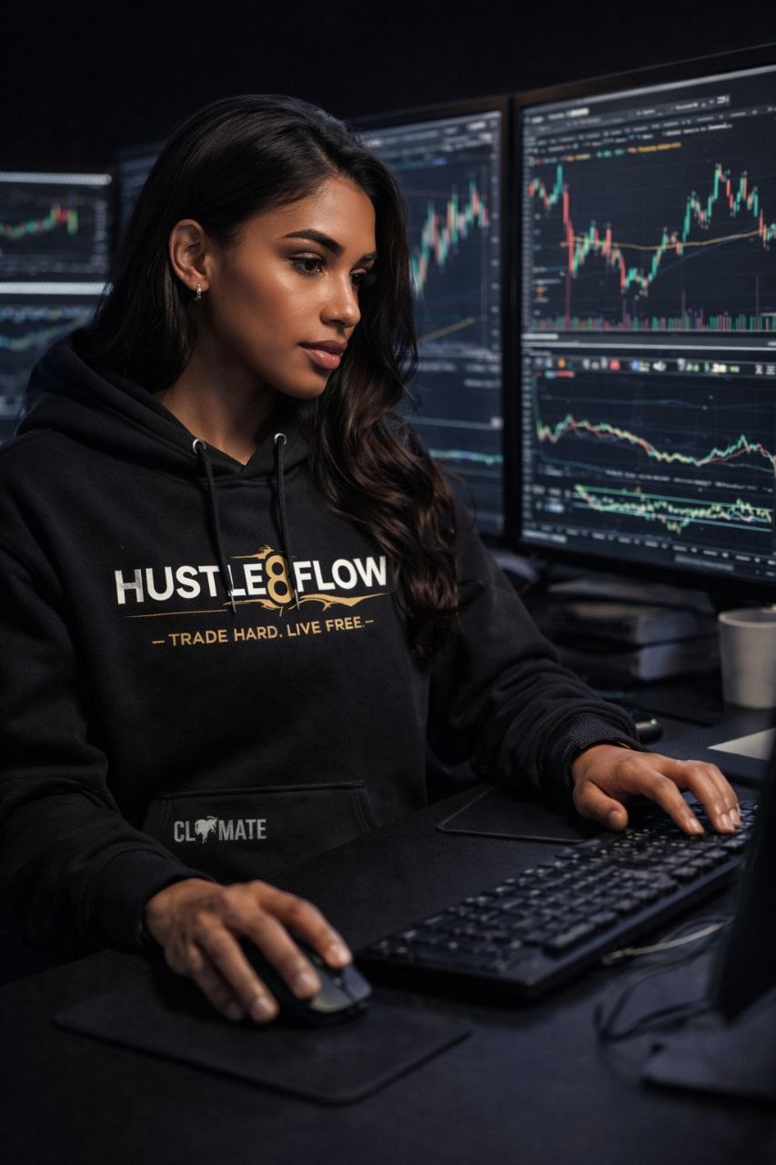 Climate Hustle8Flow- Unisex Traders Discipline Hoodie