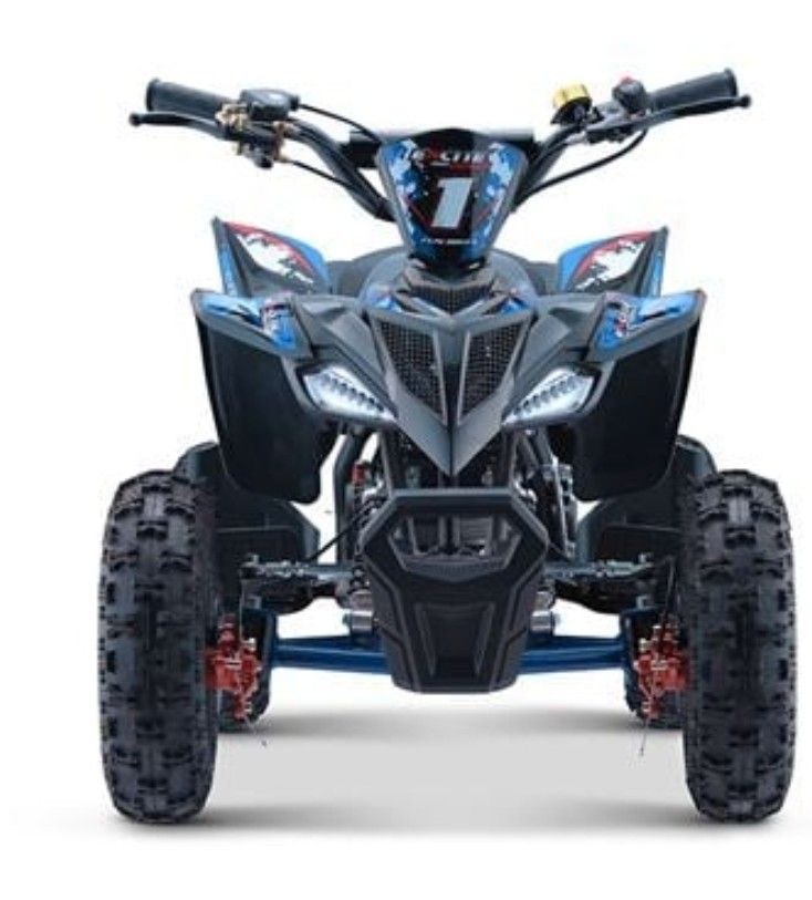 Excite 50cc Premium Blue Kids Mini Petrol Quad Bike