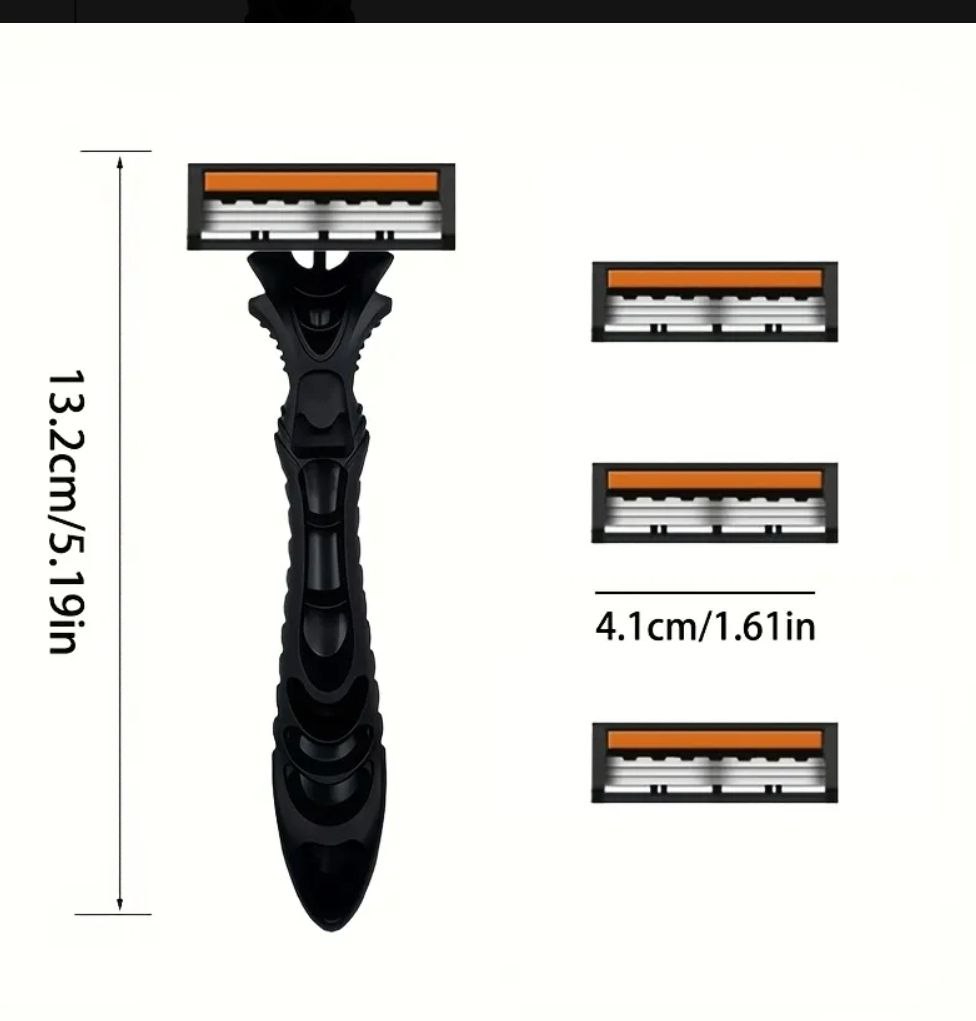 Precision Glide 3-Layer Razor – Smooth Shave System 1 holder and 24 blades